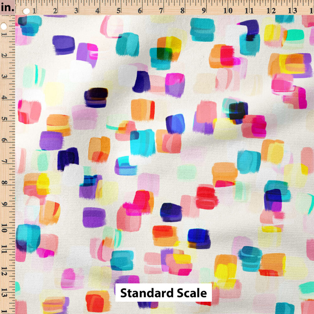 Ruler Scale for Brushed Mosaic by Rachel Parker